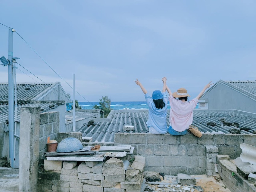 Khung cảnh tựa như phim Hàn tại làng chài