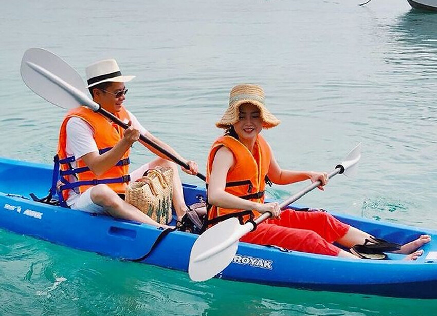 Chèo Kayak để cảm nhận rõ vẻ đẹp của biển Phú Quốc